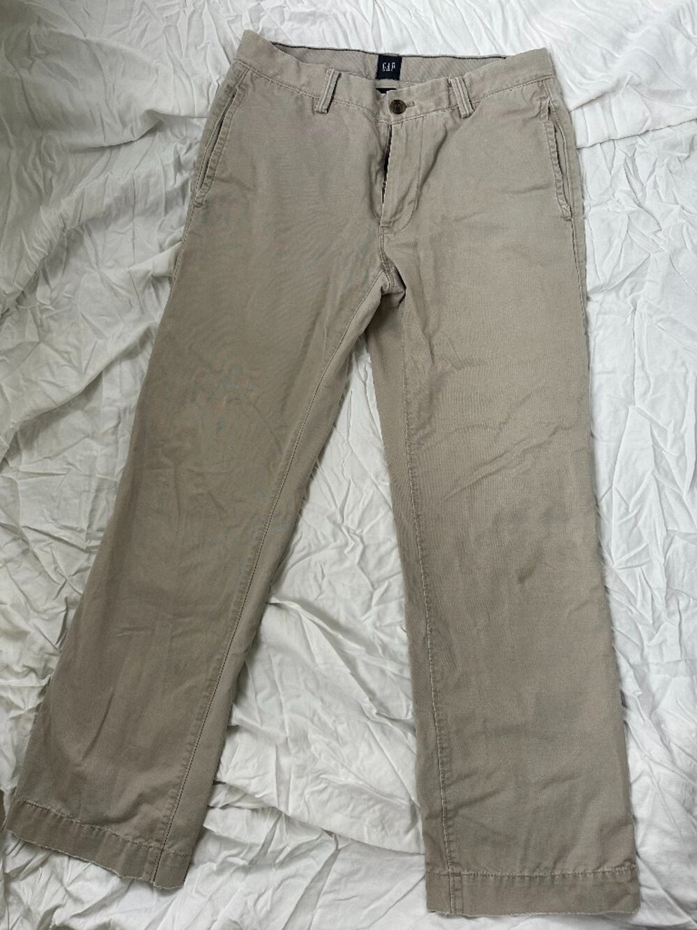 Gap Khaki mens straight fit pants